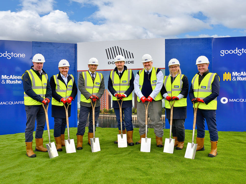 Goodstone Living and McAleer & Rushe break ground at Dockside, Edinburgh